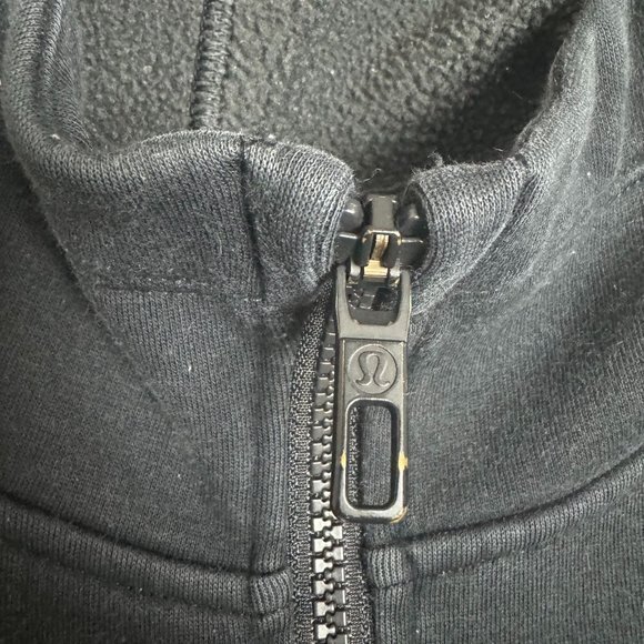 Lululemon Women's Size Medium Black Full Zip Double Zipper Hoodie W/ Pockets - Picture 3 of 12